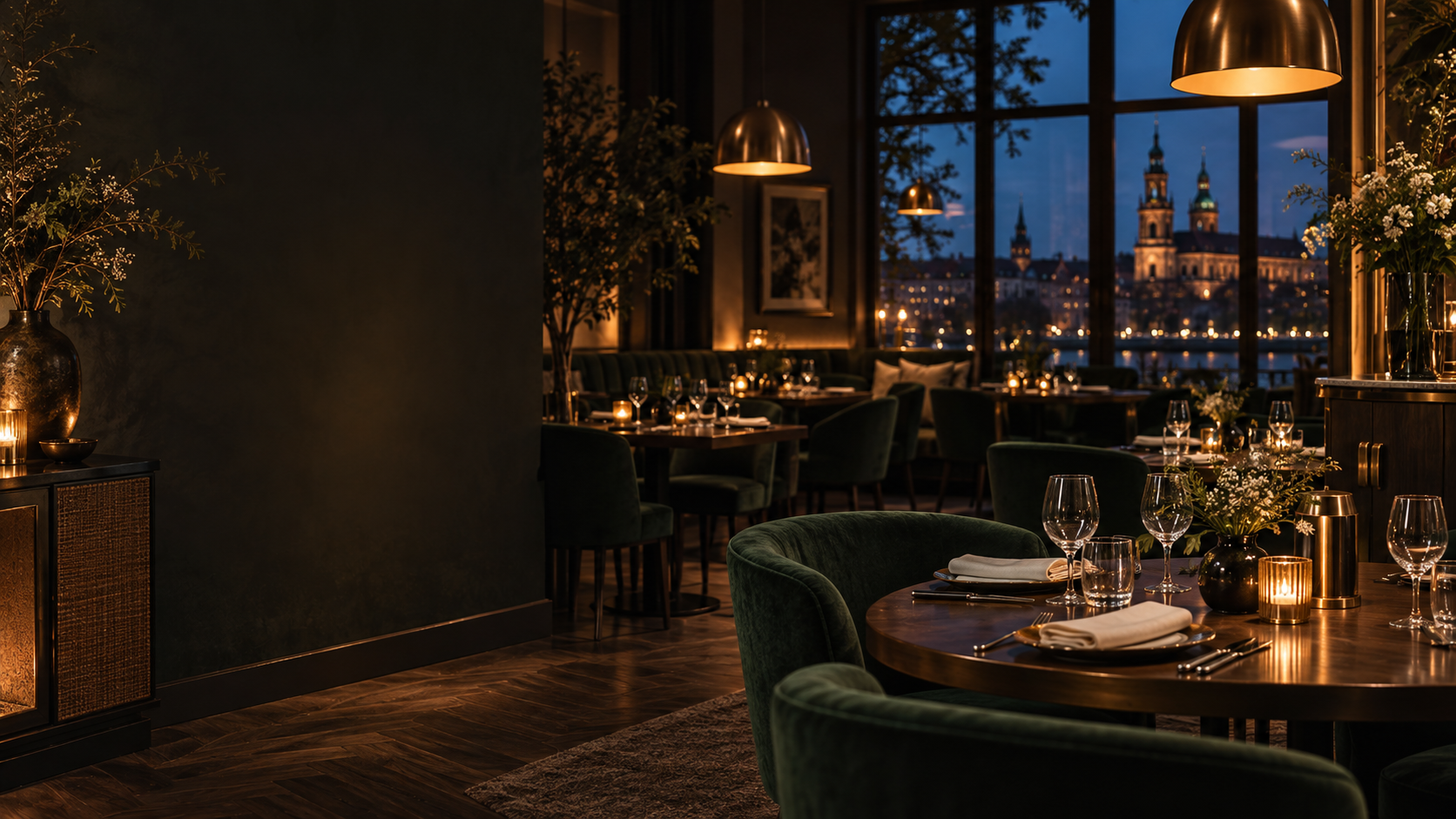 Sala restauracji Srebrny Stół w Krakowie